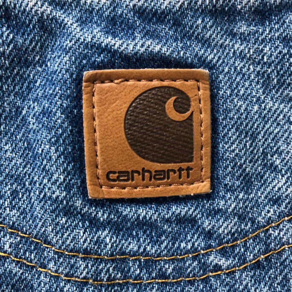 Carhartt authentic farm-distressed jeans